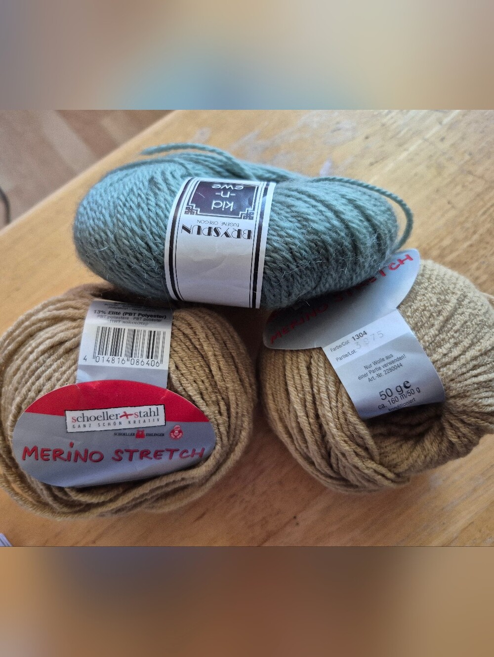 Wool Yarn -1 Kid & Ewe And 2 Merino Stretch